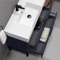Blue Modern Bathroom Vanity, 40
